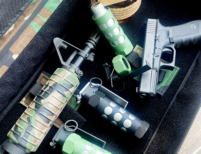 FlaskBangs Available Again in OD and Black: Sláinte! ⋆ AR15NEWS.COM